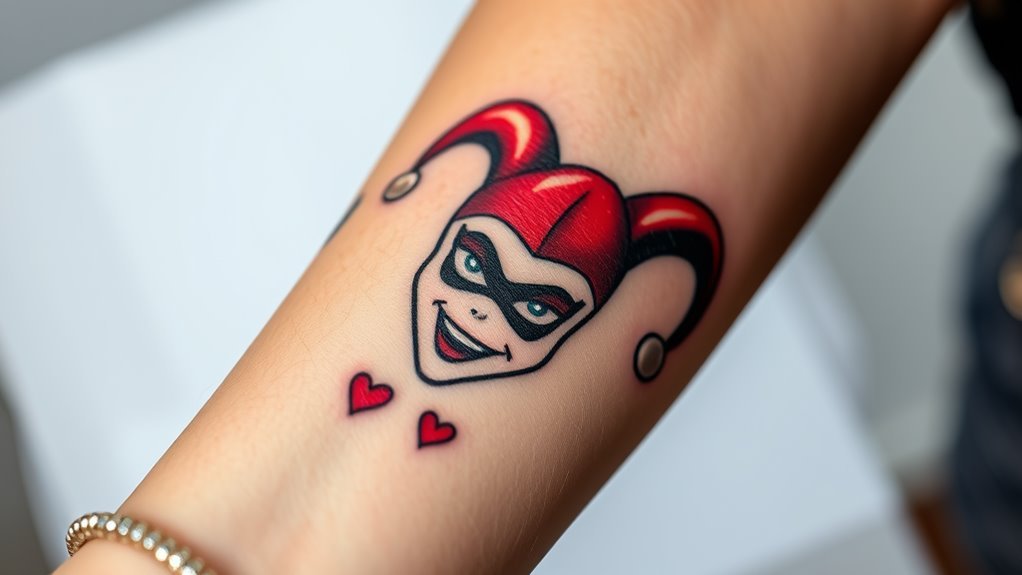 harley quinn tattoo significance