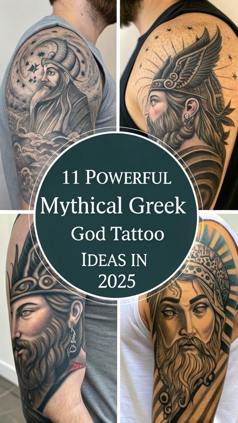 11 Powerful Mythical Greek God Tattoo Ideas and Inspiration