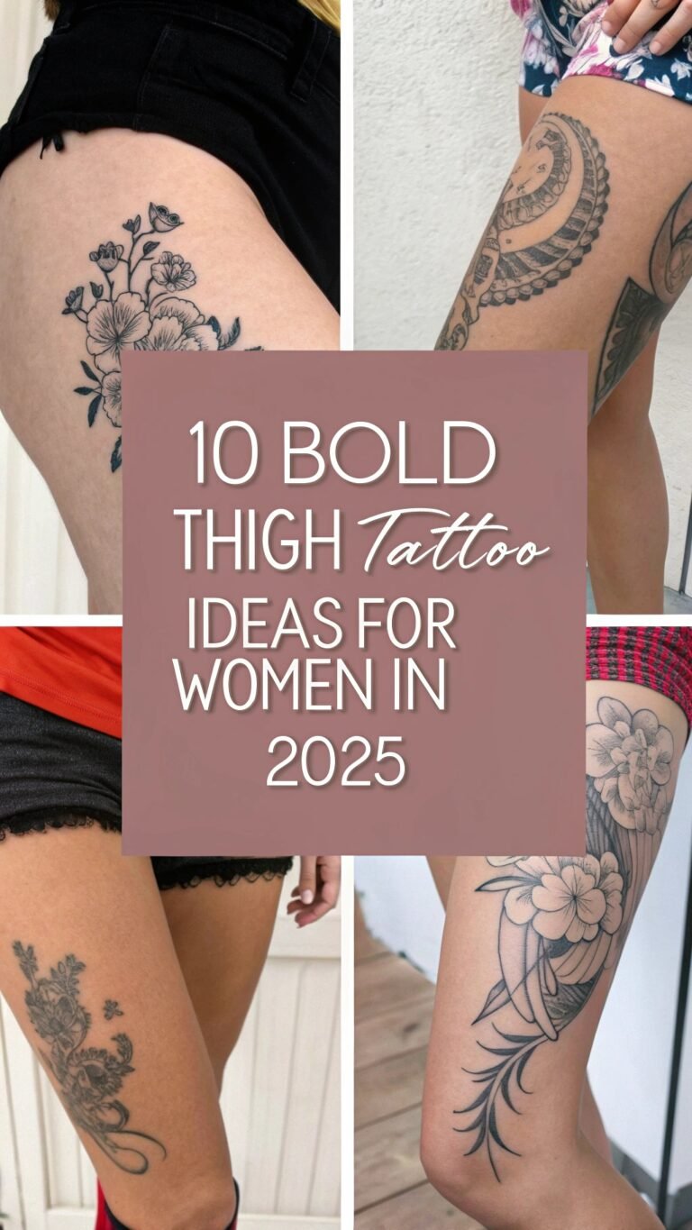10 Bold Thigh Tattoo Ideas for Women: Fresh Designs for 2025