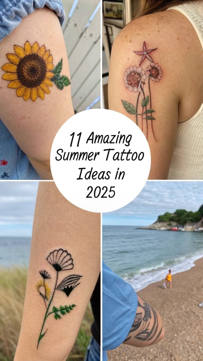 11 Amazing Summer Tattoo Ideas to Brighten Your Season