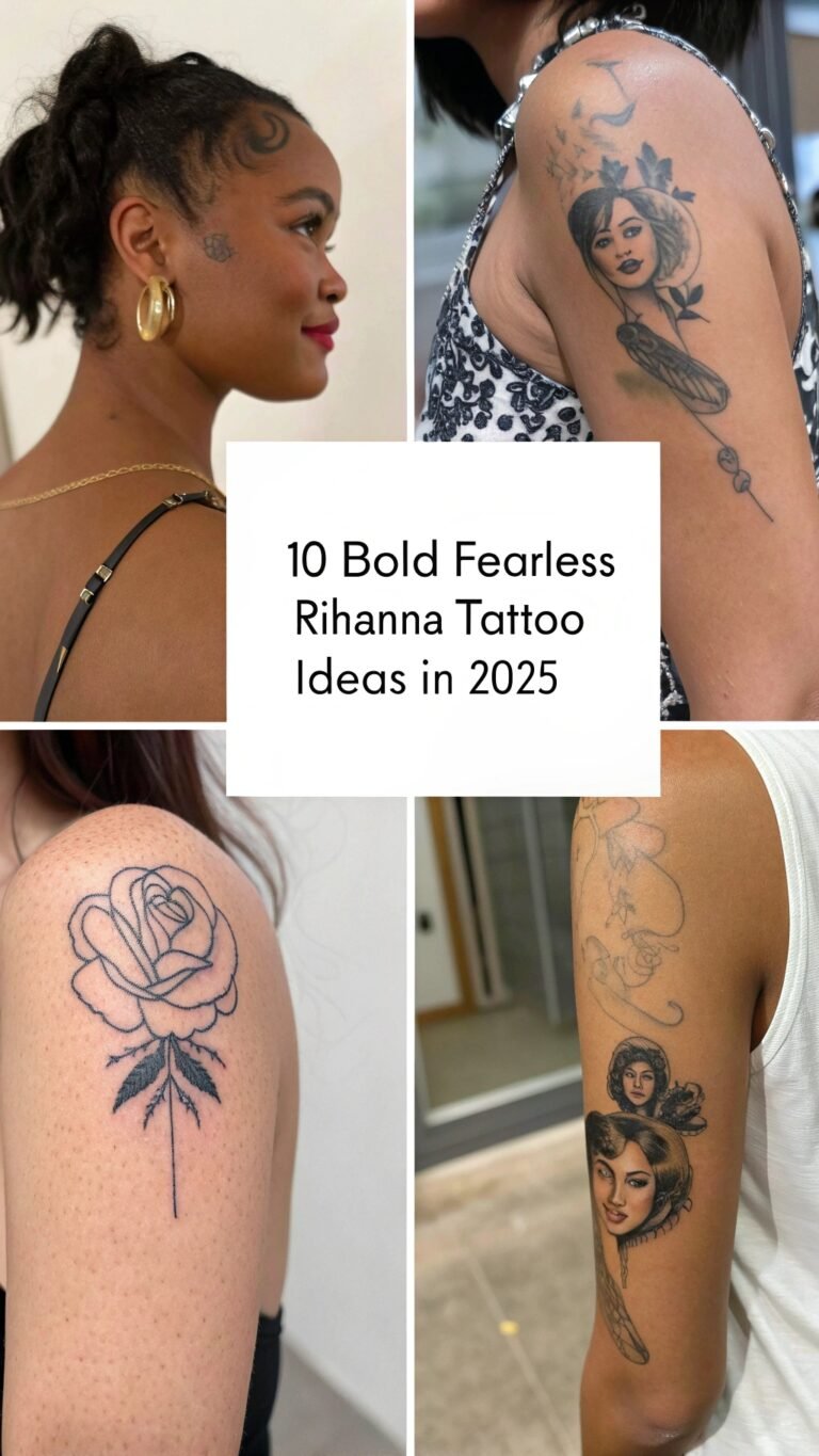 10 Bold Fearless Rihanna Tattoo Ideas and Designs